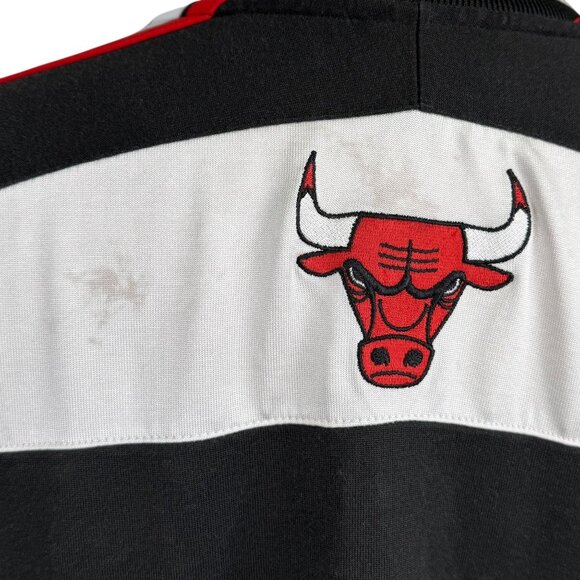 Vintage Nike Center Check Chicago Bulls 90s XL Team Jersey Black/White - Picture 11 of 11